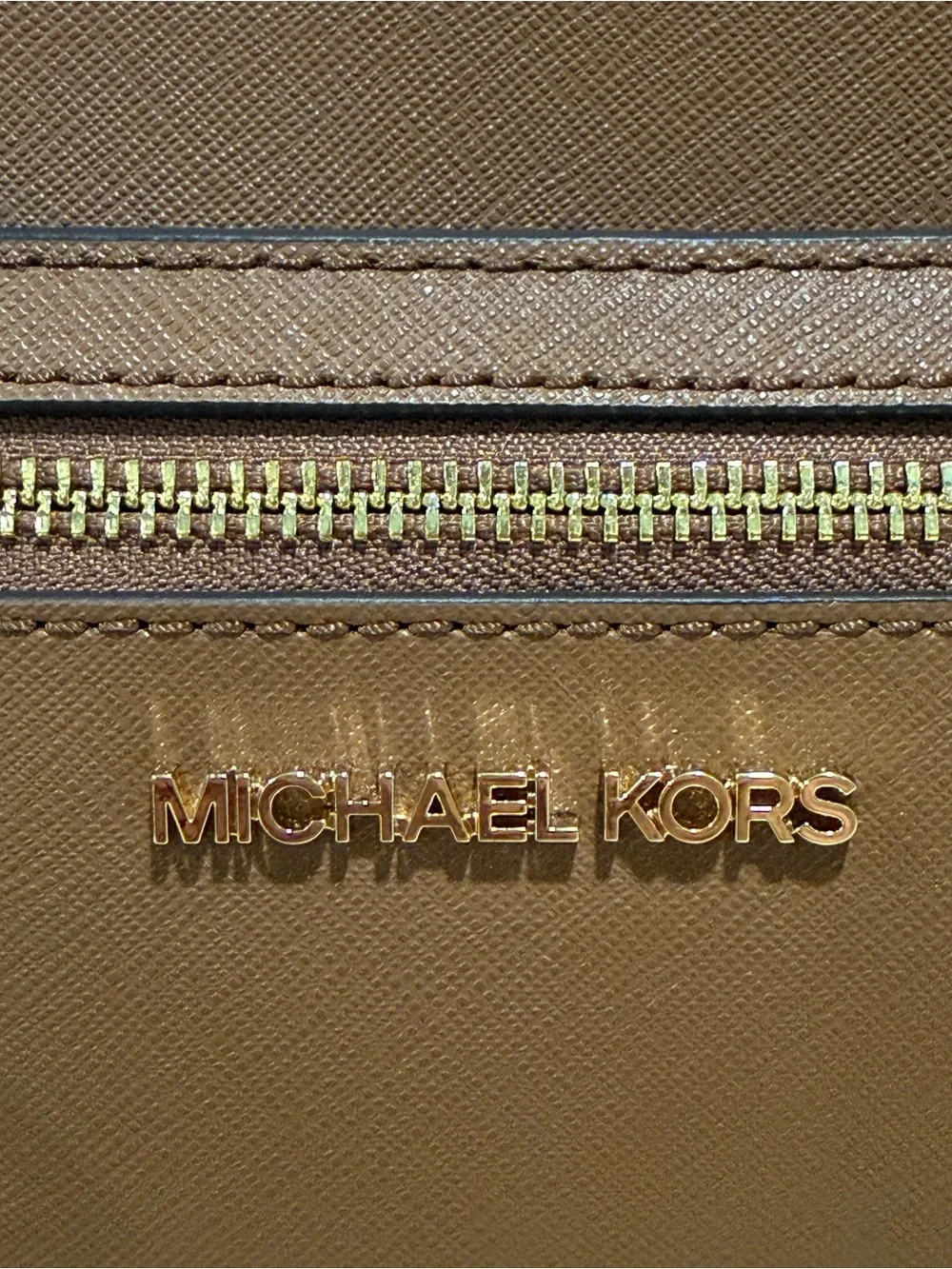 Michael Kors Jet Set Saffiano Leather Crossbody Bag